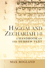 Cover of 'Haggai and Zechariah 1-8' by Max Rogland 