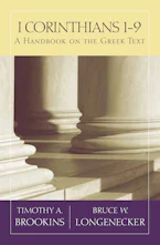 Cover of '1 Corinthians 1-9' by Timothy A. Brookins and Bruce W. Longenecker 
