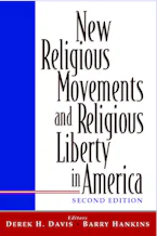 Cover of 'New Religious Movements and Religious Liberty in America' by Derek Davis and Barry Hankins 
