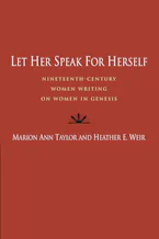 Cover of 'Let Her Speak for Herself' by Marion Ann Taylor and Heather E. Weir 