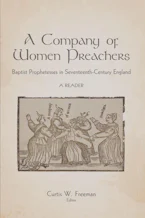 Cover of 'A Company of Women Preachers' by curtis W. Freeman 