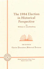 Cover of 'The 1984 Election in Historical Perspective' by William E. Leuchtenburg 